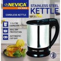 NEVICA STAINLESS STEEL CORDLESS KETTLE 1.5L NV-9000